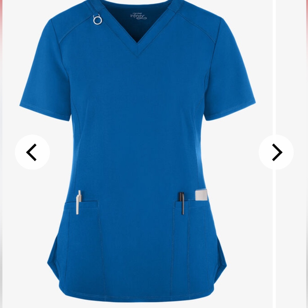 Infinity Women's 2-Pocket V-Neck Scrub